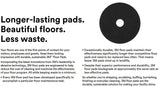 3M Black Stripper Pad 7200, 20" Floor Care Pad