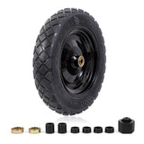 MZREXN 4.80/4.00-8" Flat Free Tire and Wheel 15" Wheelbarrow Tires