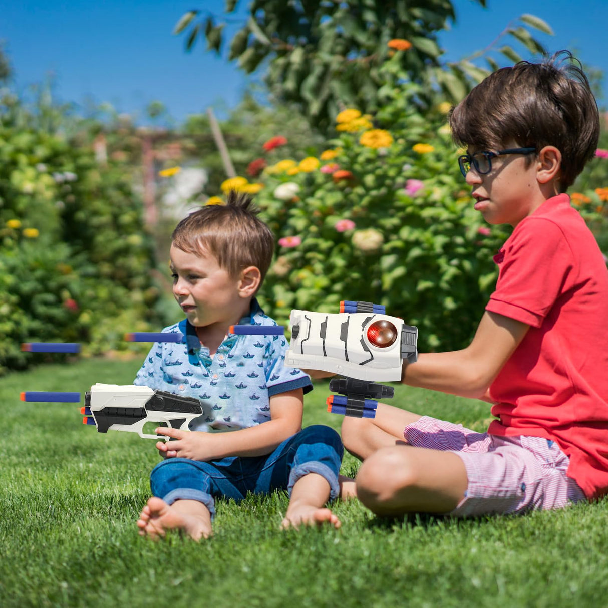 Star & Wars Stormtrooper Toys Foam Blaster for 5 6 7 8 9 + Year Old Boys, Superhero Power Blast Gauntlet Toys with 30 Darts for Costume & Role Play Gifts for Birthday Christmas