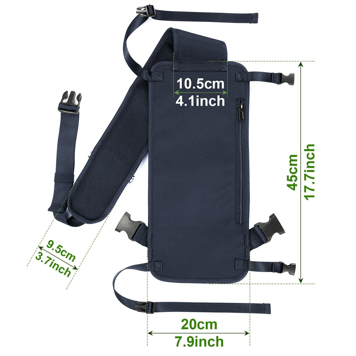 LISEFURE Skateboard Bag Skateboard Strap Backpack Universal Portable Skateboard Bag (blue)