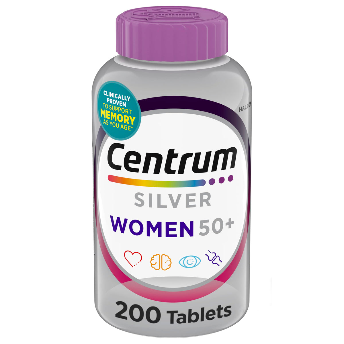 Centrum Silver Women's Multivitamin for Women 50 and Over, 200 Tablets