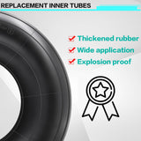 18x8.50-8 18x9.50-8 Lawn Mowers Tubes with TR13 Straight Valve Stem,Heavy Duty Replacement Inner Tubes for Garden Trailer Tractor Golf Cart