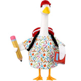 Back to School Porch Goose Outfits Goose Costume for School Outdoor Decor