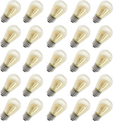 Rolay 11W Outdoor String Light Bulbs, S14 Incandescent Replacement Bulbs for Outdoor Patio String Lights with E26 Base, Pack of 25