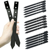 20 Pack Landscape Edging Stakes, 10" Double-Hole Steel Ground Spikes