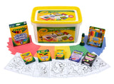 Crayola Super Art Coloring Kit (100+ Pcs), Bulk Stocking Stuffers, Holiday & Christmas Gifts for Kids, Arts & Crafts Supplies Set, Ages 4, 5, 6 [Amazon Exclusive]