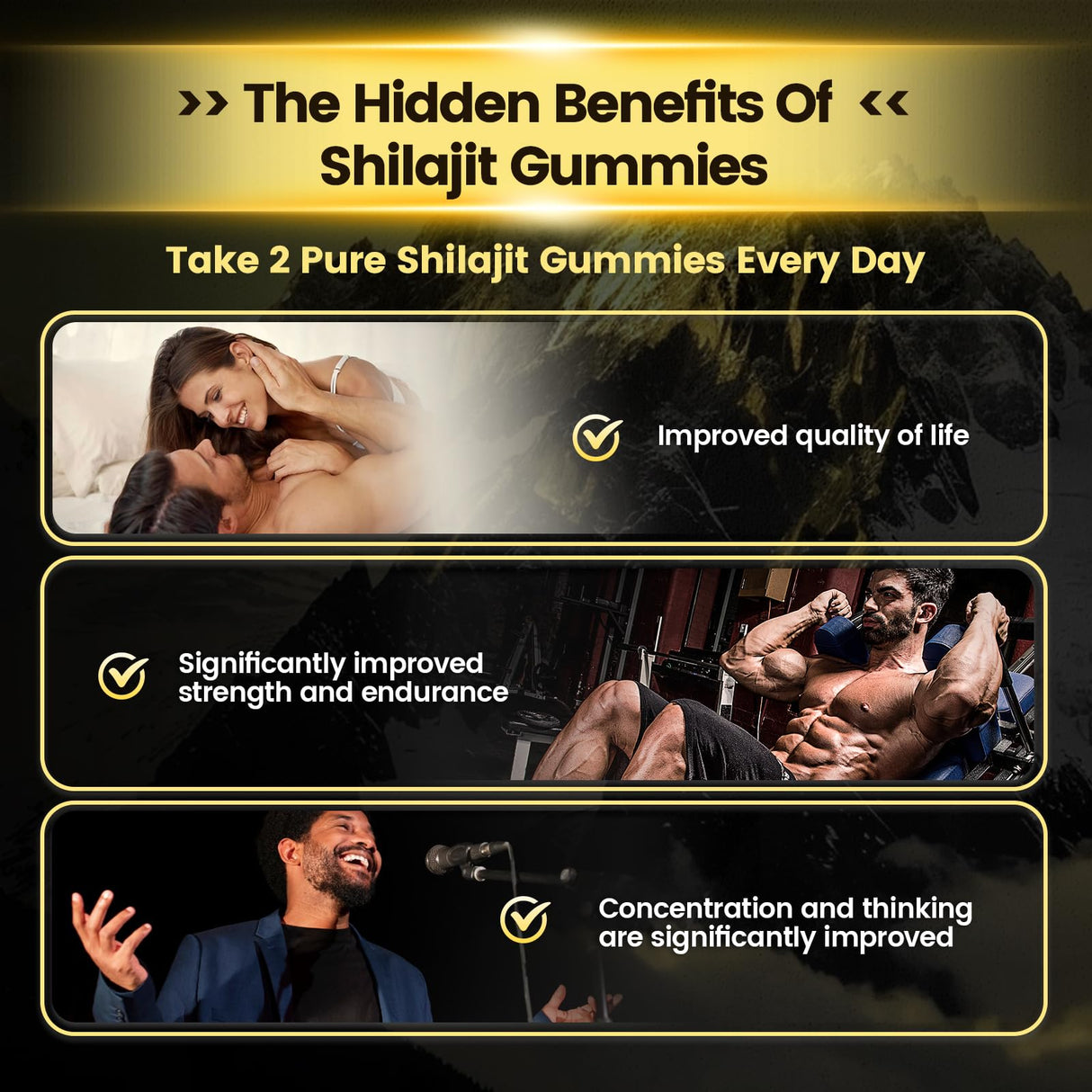 Formula with Pure Himalayan Shilajit, Ashwagandha, and 75% Fulvic Acid | Sugar-Free Vegan, 85+ Trace Minerals