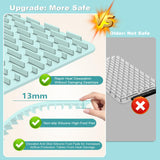 Warming Mat for Food Warmer Heating: Electric Silicone Hot Trays & Warm Buffer Plate 7-Level Temperature Control,Foldable Heat Pad,Keep Dishes Heater,Gift for Kitchen & Party - Seafoam