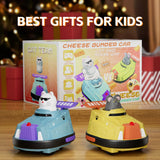 deependo 2 Pack Remote Control Car, RC Ejecting Bumper Car for Kids, Cat and Rat War Cheese Bumper Car, Car Toys for Ages 5-7, Christmas Birthday Gifts Toys for 3 4 5 6+ Year Old Boys Girls