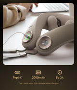 RENPHO Neck Massager with Heat [2025 Upgraded], 6D Cordless Neck Massager for Pain Relief Deep Tissue, Deep Kneading Shoulder Massage, Mothers Day Gifts for Women Men Mom Dad, Khaki