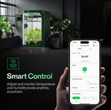 VIVOSUN AeroLush C08 Smart Air Conditioner, 8000BTU, 4-in-1 Function, with Temperature & Humidity Sensor Probe, Smart Remote Control, Designed for Growing Environments