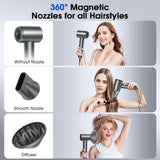 Hair Dryer, Professional Ionic Hair Dryer for Fast Drying, High Speed Hair Blow Dryer with Diffuser for Home Salon Travel, Constant Temperature Hair Care Without Hair Damage