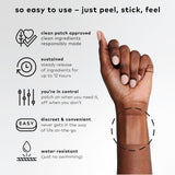 The Good Patch B12 Awake Patch, Natural Patch with Caffeine, B12, and Green Tea Extract, Plant Powered Wearable Wellness, Helps to Promote Energy (8 Total Patches)