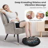 COMFIER Shiatsu Foot Massager Machine with Heat,FSA HSA Foot Massager for Neuropathy Plantar Fasciitis, Deep Kneading Feet Massager with Heat, Relax for Home Office,Up to Men Size 13