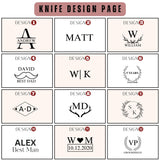 Personalized Folding Knife - Damascus Olive-Brown Pocket Knife, Custom Gift for Husband, Boyfriend, Dad, Son, Groomsmen, Perfect for Birthday, Anniversary, Father’s Day, Christmas Gift