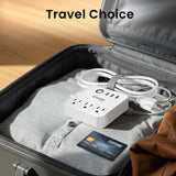 GHome Smart Plug Power Strip, WiFi Surge Protector Work with Alexa Google Home, Smart Outlets with 3 USB 3 Charging Port, Multi-Plug Extender for Home Office Cruise Travel and Christmas Light, 10A