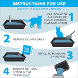 ARM & HAMMER Cloud Control Platinum- Improved Packaging Clumping Cat Litter, 34 lb