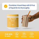 Vital Proteins Collagen Peptides Powder - Grass Fed Collagen Peptides for Hair, Nail, Skin, Bone & Joint Health, Vanilla, 23.2 Ounces