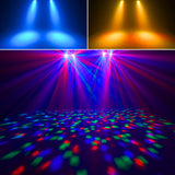 Telbum DJ Lights with Stand, Rotating Disco Ball PartyBar Light Set, LED DJ Lights Remote & Sound Activated, Mobile Stage Lighting Package, for Parties Gig Bar Move Band Wedding Halloween Christmas