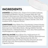 Love Ur Curls - Shampoo & Conditioner Set with All in One Curl Cream Styler for Wavy Hair, 3 Step System for Repair and Moisturizing