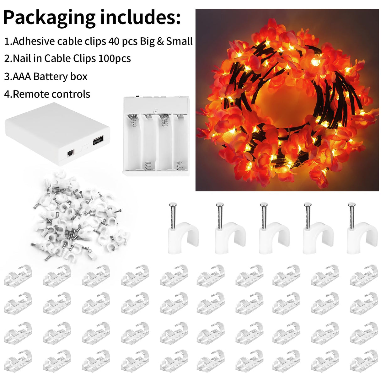 FNHMSL Cherry Enchanted Willow Vine Lights, 4FT 48LED Pink Cherry Blossom Tree Branch Lights for Wall, Remote Timer,8 Light Model,Bedroom Wall Doors Wedding, Christmas, USB Battery Box