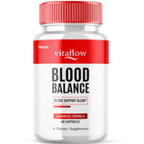 Vitaflow Blood Balance Support Supplement, Vita Flow Capsules Premium Glycogen Blend for Joints, Vital Flow Glyco Pills Maximum Strength Pressure Breathing, Vitalflow Natural Advanced Formula (60 Ct)