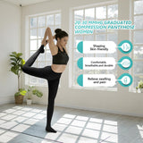 Compression Pantyhose Stockings for Women Men, 20-30 mmHg Medical Graduated Support Opaque Closed Toe Hose Tights