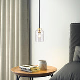 KLSS Black Brass Pendant Lights Kitchen Island - Clear Glass Pendant Light Fixture Multiple Stems Rods 3 Units 12 Inch 3 Units 4 Inch (2 Pack Black Brass Downrod)