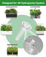 Mixed Cherry Tomato Seed Pod Kit Compatible with AeroGarden, Ahopegarden,URUQ, LETPOT Hydroponic Growing System, 8 Complete Pods with Red, Golden, Black, Purple & Strawberry Fruit Tomato Seeds