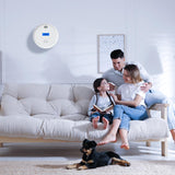 Interlinked Smoke Detector and Carbon Monoxide Detector Combo with LED Indicators, 2 in 1 CO & Smoke Alarm, Battery Operated Wireless Interconnected Smoke and Carbon Monoxide Detectors 3-Pack