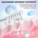 Niacinamide Whitening Toothpaste,Niacinamide Intensive Whitening Toothpaste, Niacinamid Toothpast,Niacinamide White Toothpastes,Complete Care Toothpastes,Remove Tooth Stains （2 PCS）