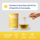 Vital Proteins Collagen Peptides Powder, Collagen Supplements, Hair & Skin Health, 14 Servings, Lemon