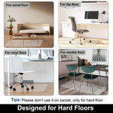 AiBOB Chair Mat for Hardwood Floor, 36 X 48 inches Desk Chair Mat for Wood and Tile Floors, Protection Mats for Office and Home, Easy Glide for Chairs