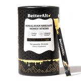 Better Alt Pure Himalayan Shilajit Sticks with Organic Honey, Saffron | Easy to Consume Shilajit| 30 Sticks for Energy Boost & Immune Support, 85+ Trace Minerals, 75%+ Fulvic Acid