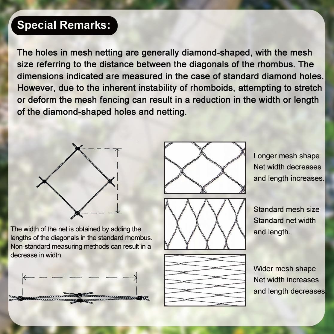 Vocray Bird Netting for Chicken Coop 25x25 Ft, 1/2" Mesh Aviary Netting
