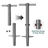 Horonaxo Bulb Planter, Sod Plugger Stand Up Grass Plugger for Lawn Repair