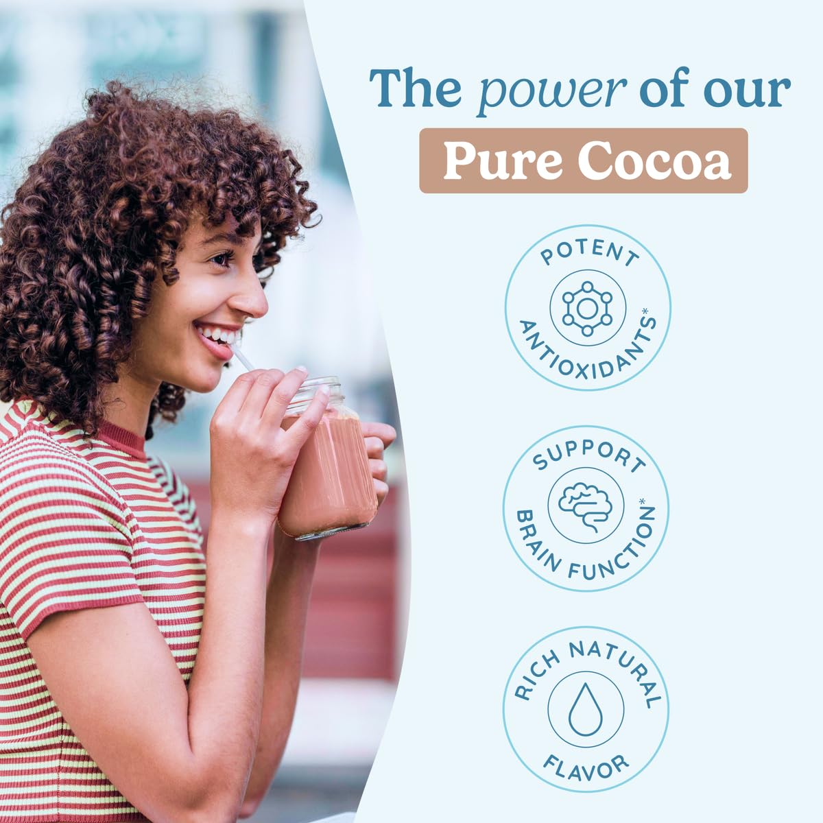 WONDERCOW Colostrum Supplement Powder for Gut Health, Immune Support, Muscle Recovery & Wellness | Natural IgG Pure Whole Bovine Colostrum Superfood, Chocolate, 60 Servings