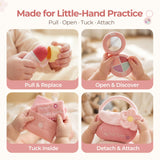 let's make My First Baby Purse, 10 Pcs Sensory Toy for Baby & Toddler Girls