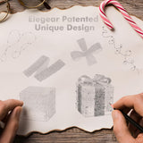 Blue Christmas Decorations, Christmas Lighted Gift Boxes 140 LEDs Light Up Presents Christmas Decor, 8 Modes & Timer Function Plug-in Set of 3 Lighted Christmas Boxes for Xmas Holiday Indoor Outdoor