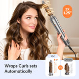 5 in 1 Hair Styler, High-Speed Professional Frizz-Free Hair Dryer Brush, No Heat Damage Air Styler Wrap Blow Dryer - Curl, Volumize, Straighten, 300 Million Ions, Multi Styler, Gift for Women
