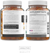 Black Seed Oil Gummies - Natural Ginger Ale Flavor (Non-GMO & Vegan) Cold-Pressed Nigella Sativa Producing Pure Black Cumin Seed Oil - 500mg Per 2 Gummy Serving