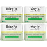 The Honey Pot Company - 80ct - Non-Herbal Heavy Panty Liners for Women w/Wings - Organic Cotton Cover & Ultra-Absorbent Core - Sanitary Pads - Feminine Care - FSA & HSA Eligible