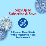O-Cedar RinseClean Spin Mop & Bucket System + 2 Extra Mop Heads| Clean with Clean Water | Removes 99% of Bacteria