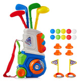 PJG 22 Pcs Toddler Golf Clubs Set, Kids Golf Toys, Birthday Gift Boys Girls