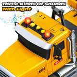 SpringFlower Toy Truck, Large Excavator Truck Toy for 3 4 5 6 Year Old Boys,Truck Toy with Sound and Light,Kids Toddlers Christmas Birthday Gifts for Boys & Girls