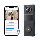 Tapo 2K Wireless Smart Video Doorbell - 160° Ultra-Wide View, Person Detection, 2-Way Talk, Ring Call, Night Vision, Subscription-Free Local Storage or Optional Cloud, D205