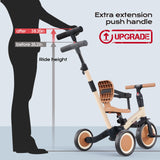 newyoo TR007 5-in-1 Tricycle for Toddlers 1-3, Toddler Bike, Birthday Gift