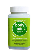 Body Mint Original | Chlorophyll Deodorizing Supplement for Full Body Freshness | Aluminum-Free Plant-Based Internal Deodorant | Fresh Underarms, Breath, Body & Feet | 50 tabs