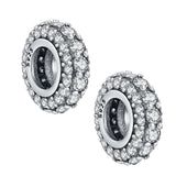 S925 Silver Spacer Stopper CZ Bead Charm for Pandora Bracelet Present Women