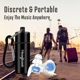 Hearprotek Concert Ear Plugs, 2Pairs Reusable high Fidelity Musician Ear Plugs for Concerts Loud Music-Noise Reduction Ear Protection earplugs for Rave,Festival,Music,Tinnitus Relief
